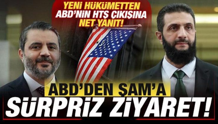 ABD’den Şam’a sürpriz ziyaret! Yeni hükümetten ABD’nin HTŞ çıkışına çok net yanıt