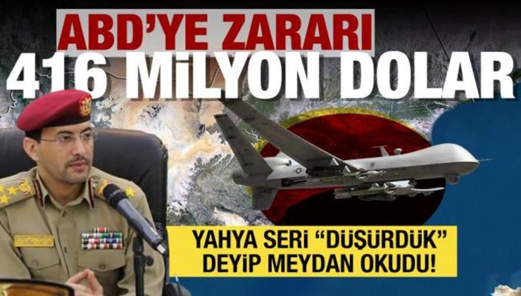 ABD’ye zararı 416 milyon dolar! Husiler: Düşürdüğümüz MQ-9 Reaper sayısı 13’e yükseldi