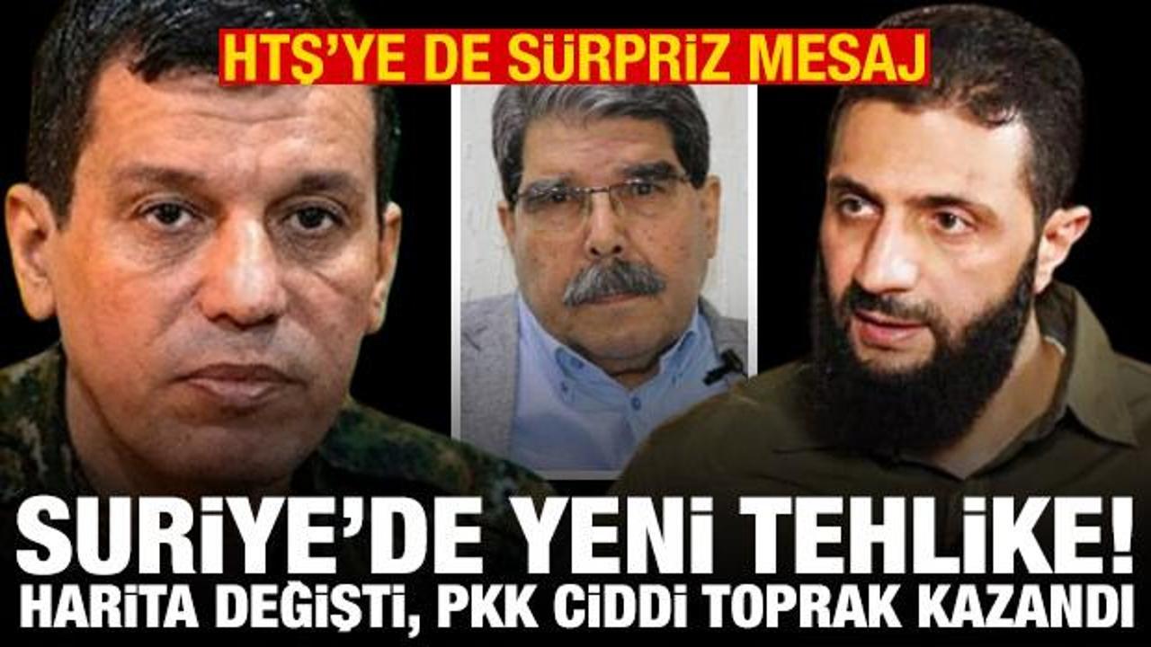 Esad çekildi, Suriye’de harita değişti: PKK büyük toprak kazandı! HTŞ’ye peş peşe mesajlar