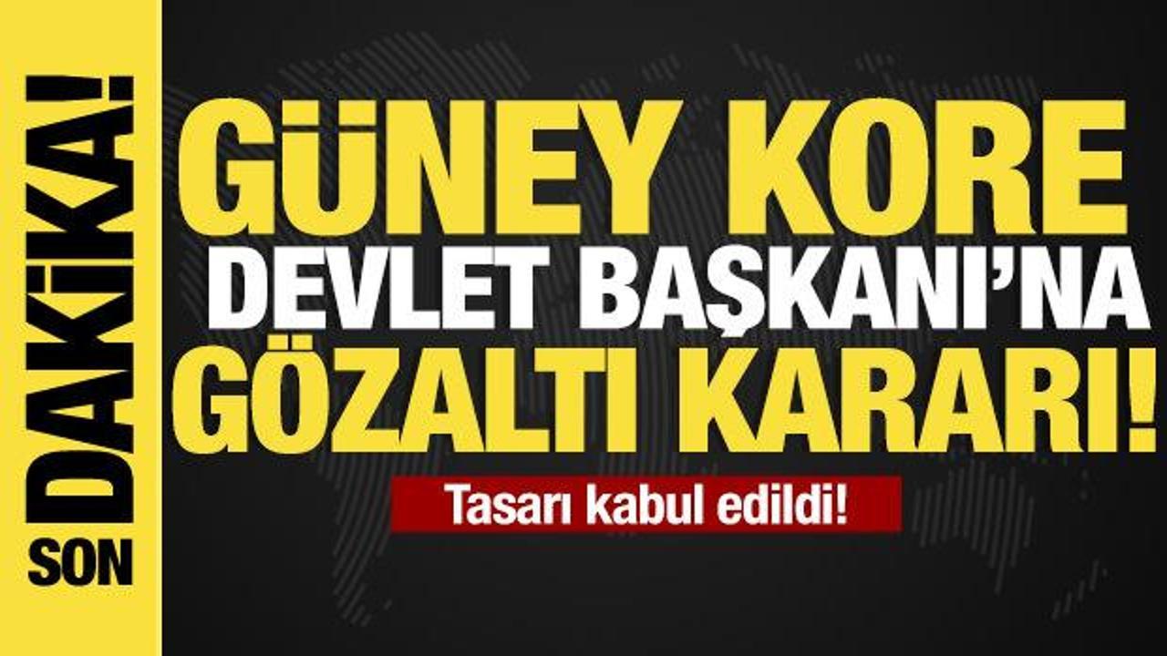 Güney Kore Devlet Başkanı’na gözaltı kararı!