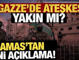 Hamas’tan ateşkes mesajı! ‘Anlaşma mümkün’