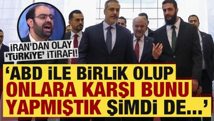 İran’dan ‘Türkiye’ itirafı: ABD ile birlikte onlara karşı bunu yaptık şimdi de…