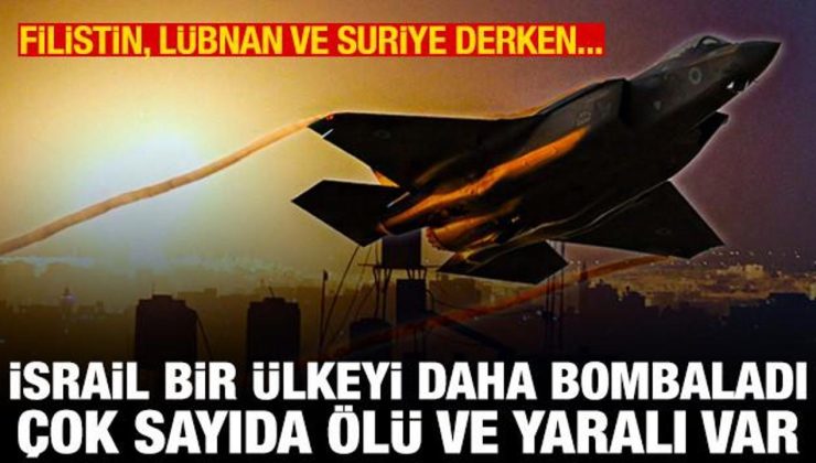 İsrail ordusu şimdi de Yemen’i bombaladı! Çok sayıda ölü ve yaralı var