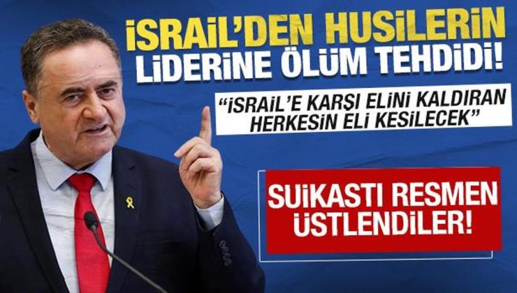 İsrail’den Husilerin liderine ölüm tehdidi!