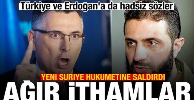 İsrail’den yeni Suriye hükümetine ağır ithamlar! Türkiye ve Erdoğan’a hadsiz sözler