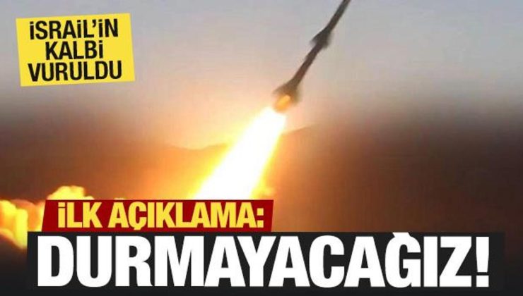 İsrail’in kalbi vurulmuştu! İlk açıklama: Durmayacağız!