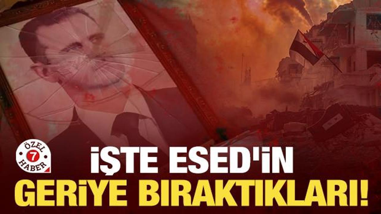 İşte Esed’in geriye bıraktıkları!