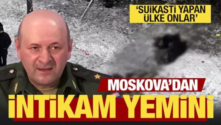 Rus general öldürüldü! Moskova arkasındaki ülkeyi açıklayıp intikam yemini etti