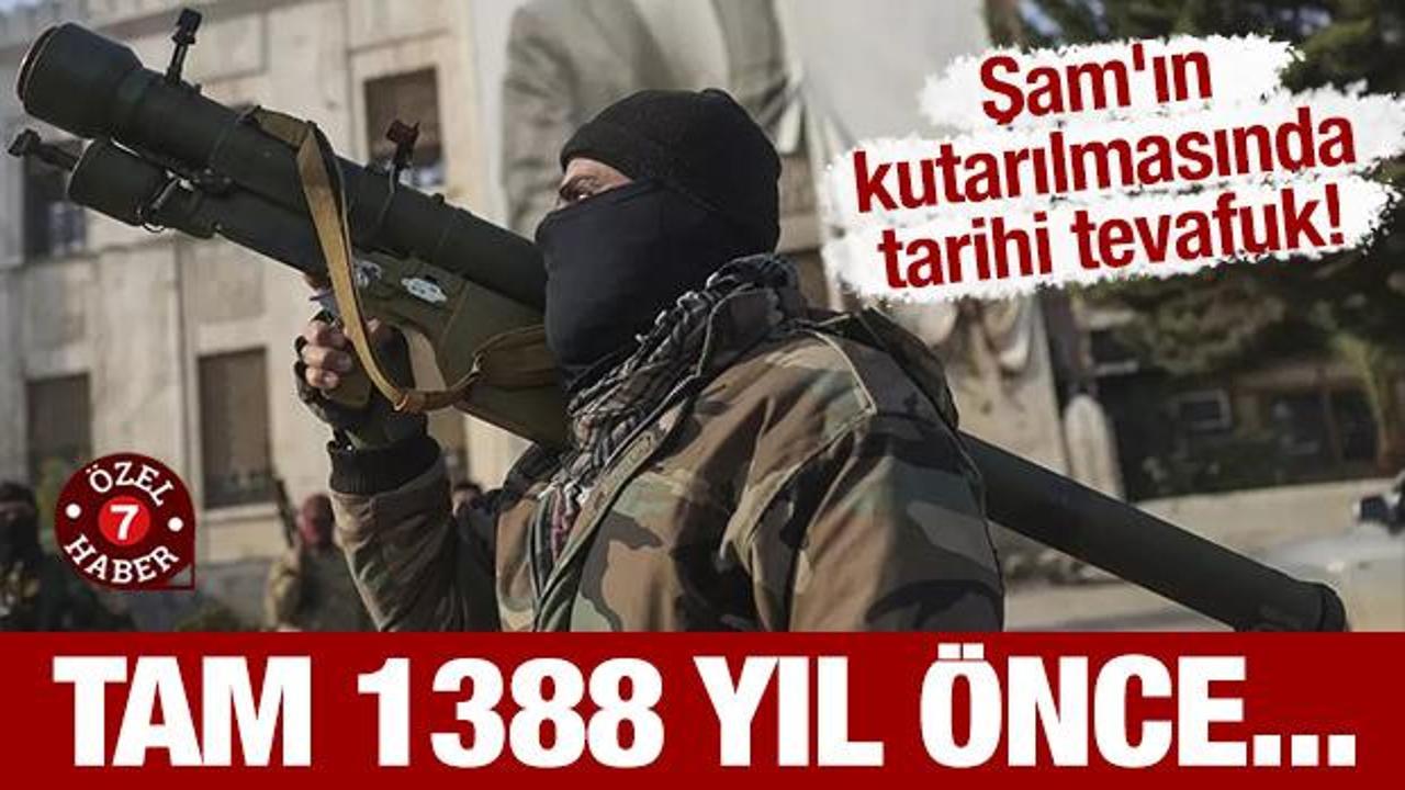 Şam’ın kutarılmasında tarihi tevafuk! Tam 1388 yıl önce…