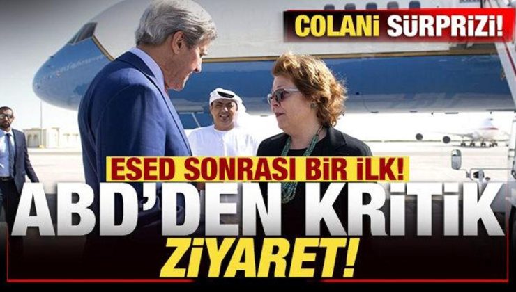 Son dakika: Esed sonrası bir ilk! ABD’den kritik Suriye adımı! Colani sürprizi…