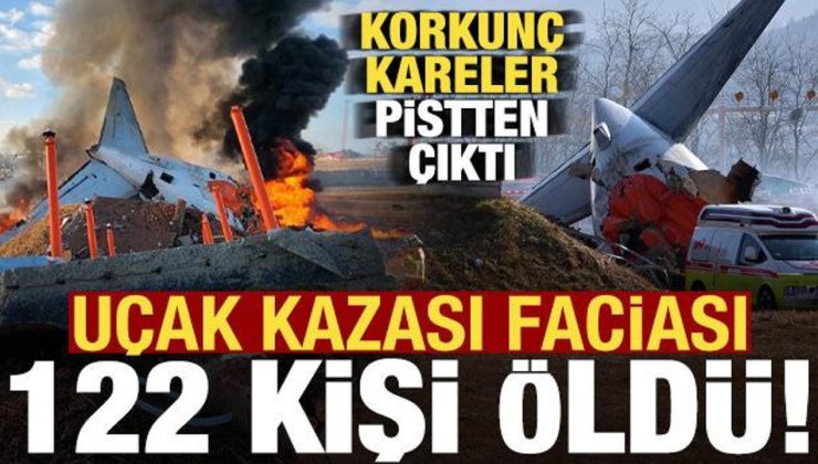 Son dakika: Güney Kore’de 181 kişiyi taşıyan yolcu uçağı kaza yaptı: 174 ölü!