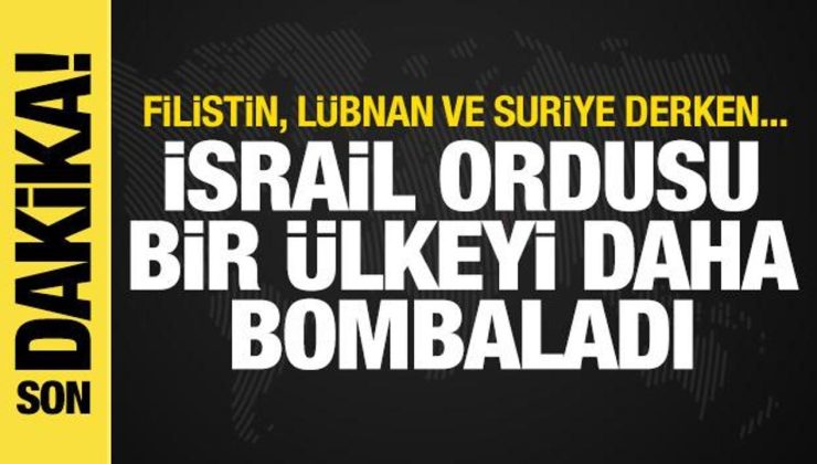 Son dakika haberi: İsrail ordusu şimdi de Yemen’i bombaladı