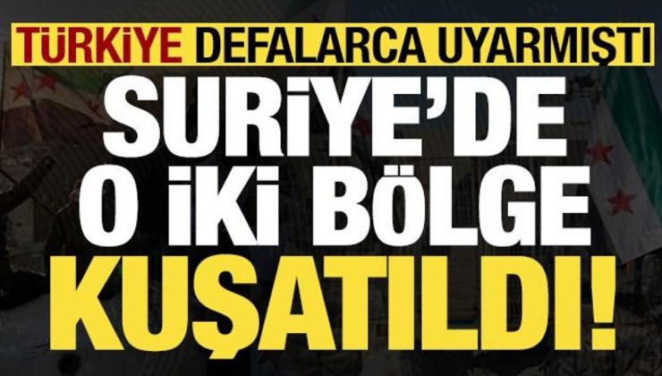 Son dakika: Türkiye defalarca uyarmıştı, yeni Suriye ordusu kuşattı!